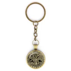Брелок Дерево и пентаграмма BK-ALK324