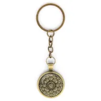 Брелок Ом в лотосе BK-ALK326