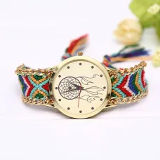 Часы наручные Ловец снов с плетёным браслетом WA054-5
