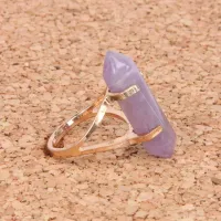 Кольцо с камнем Аметист KL043-09