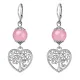 Серьги-амулеты Дерево любви (любовь, семья), розовый кварц SE-MKA28-06