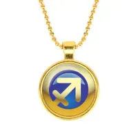 Кулон с цепочкой Знаки Зодиака - Стрелец, цвет золот. ALK557