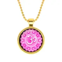 Кулон с цепочкой Сахасрара чакра, цвет золот.