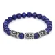 Рунический браслет Нейтрализация негатива, Лазурит BSR030