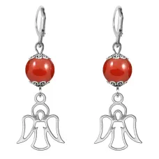Серьги-амулеты Ангел-хранитель (защита), сердолик SE-MKA29-05