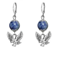 Серьги-амулеты Орел (защита, сила, победа), содалит SE-MKA30-24