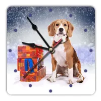 Часы настенные Год собаки 20см, пластик MCH044