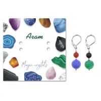 Серьги Агат SEB01-03