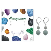 Серьги Амазонит SEB01-04