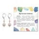 Серьги Жемчуг натуральный речной SEB01-07