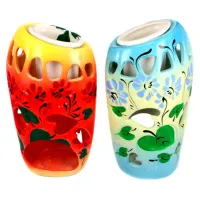 Аромалампа Цикламен 14х8х6 см, керамика, ручная роспись в ассорт. ARL009