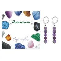 Серьги Аметист SEB02-05