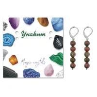 Серьги Унакит SEB02-21