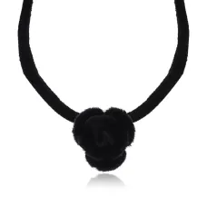 Чокер Роза, цвет черный UG141-03