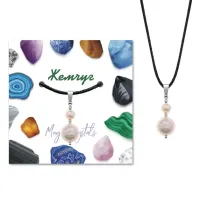 Кулон Жемчуг натуральный речной KUL01-07