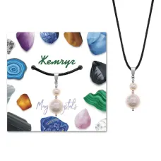 Кулон Жемчуг натуральный речной KUL01-07