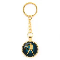 Брелок Знаки Зодиака - Весы, цвет золот.