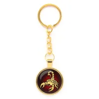 Брелок Знаки Зодиака - Скорпион, цвет золот.