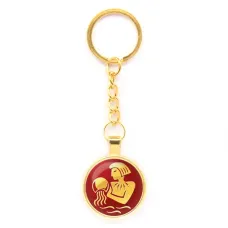 Брелок Знаки Зодиака - Водолей, цвет золот.