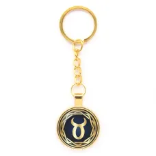 Брелок Знаки Зодиака - Телец, цвет золот.