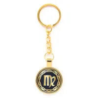 Брелок Знаки Зодиака - Дева, цвет золот.