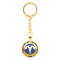 Брелок Знаки Зодиака - Овен, цвет золот.