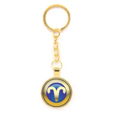 Брелок Знаки Зодиака - Овен, цвет золот.