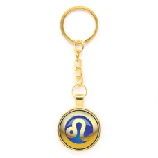 Брелок Знаки Зодиака - Лев, цвет золот.