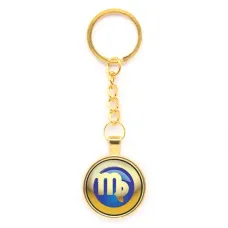Брелок Знаки Зодиака - Дева, цвет золот.