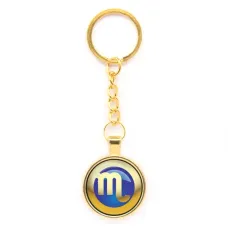 Брелок Знаки Зодиака - Скорпион, цвет золот.