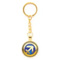 Брелок Знаки Зодиака - Стрелец, цвет золот.