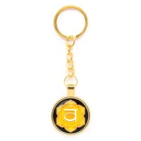 Брелок Свадхистхана чакра, цвет золот. BK-ALK562