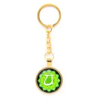 Брелок Анахата чакра, цвет золот. BK-ALK564