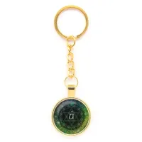 Брелок Анахата чакра, цвет золот. BK-ALK571