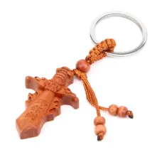 Брелок Меч, красное дерево BK032-45