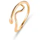 Безразмерное кольцо Змея, цвет золотой KL116-G
