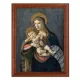 Постер в рамке 17х22см Сандро Боттичелли - Мадонна с Младенцем с терновым венком и тремя гвоздями POSV-0159