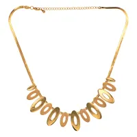 Колье Овал, 47,5см, цвет золотой UG268