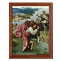 Постер в рамке 17х22см Иероним Босх - Святой Христофор (1504) POSV-0163