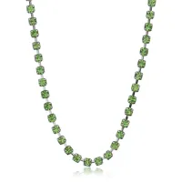 Подвеска со стразами, цвет зеленый UG273