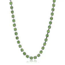 Подвеска со стразами, цвет зеленый UG273