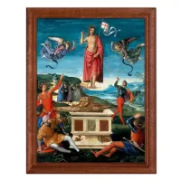 Постер в рамке 17х22см Рафаэль Санти - Воскресение Христа (1501-02) POSV-0167