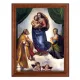 Постер в рамке 17х22см Рафаэль Санти - Сикстинская Мадонна (1512-14) POSV-0170