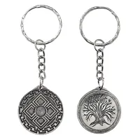 Брелок Символ Дажьбога 3 см, медицинская сталь V-BM017