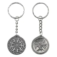 Брелок Волчий Крюк 3см, медицинская сталь V-BM021