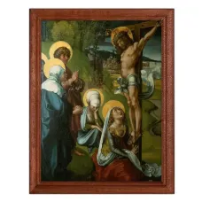 Постер в рамке 17х22см Альбрехт Дюрер - Семь скорбей Девы Марии - Христос на кресте (1495-96) POSV-0174