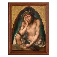 Постер в рамке 17х22см Альбрехт Дюрер - Муж скорбей (1493-94) POSV-0175