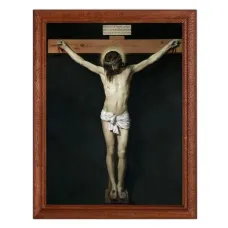Постер в рамке 17х22см Диего Родригес де Сильва и Веласкес - Распятие (1632) POSV-0177