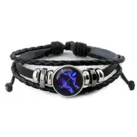 Кожаный браслет Знаки Зодиака - Стрелец BS262-04