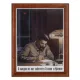 Постер в рамке 17х22см Говорков В. - О каждом из нас заботится Сталин в Кремле (1940) POSV-0194